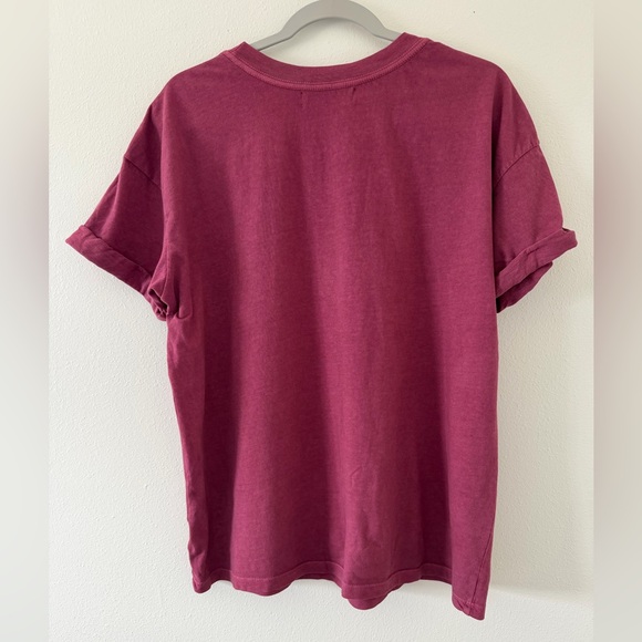 Anthropologie GIRLDANGEROUS Derby Days Boyfriend tee size small - Picture 3 of 8